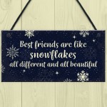 BEST FRIEND Ornament Christmas Gift Plaque Friendship Sign