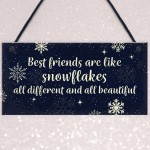 BEST FRIEND Ornament Christmas Gift Plaque Friendship Sign