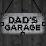 Dads Garage Man Cave Workshop Sign Dad Gifts For Christmas