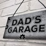 Dads Garage Man Cave Workshop Sign Dad Gifts For Christmas