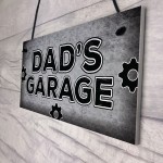 Dads Garage Man Cave Workshop Sign Dad Gifts For Christmas