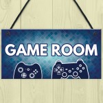 Games Room Bedroom Door Sign Gaming Man Cave Home Gifts
