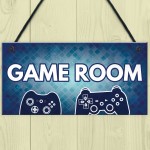 Games Room Bedroom Door Sign Gaming Man Cave Home Gifts