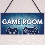 Games Room Bedroom Door Sign Gaming Man Cave Home Gifts