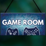 Games Room Bedroom Door Sign Gaming Man Cave Home Gifts