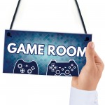 Games Room Bedroom Door Sign Gaming Man Cave Home Gifts