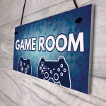 Games Room Bedroom Door Sign Gaming Man Cave Home Gifts