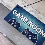 Games Room Bedroom Door Sign Gaming Man Cave Home Gifts