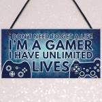 Gamer Gaming Bedroom Gifts Funny Novelty Christmas Birthday Gift