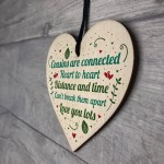Birthday Christmas Gift For Cousin Wood Heart Family Friend Sign