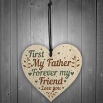 Father Present Sentimental Wood Heart Dad Father Gifts From Son