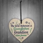 Grandfather Gift Ideas Wood Heart Grandpa Grandad Birthday Gifts