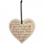 Mum Gifts For Mummy Wood Heart Plaque Daughter Son Keepsake