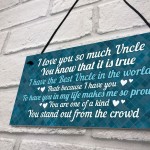 Best Uncle Plaque Gift For Birthday Christmas Gift For Brother