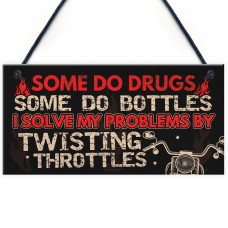 Motorbike Motor Cycle Bike Gifts Man Cave Garage Door Plaque Dad