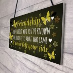FRIENDSHIP Keepsake Plaque Hanging Sign Gift For Best Friend