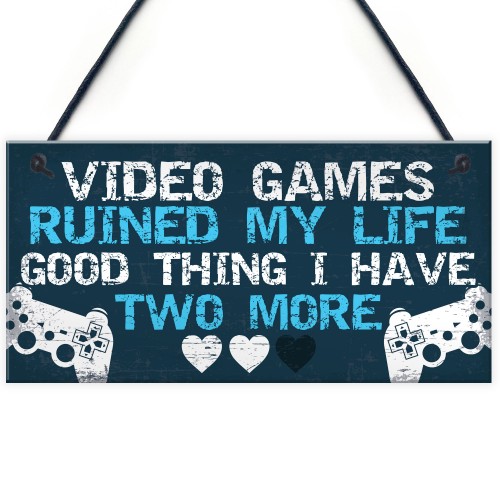 Birthday Christmas Gift For Dad Brother Son Plaque Gamer Bedroom