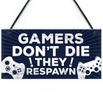 Gamer Bedroom Accessories Plaque Gifts For Brother Dad Man Cave