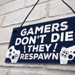 Gamer Bedroom Accessories Plaque Gifts For Brother Dad Man Cave