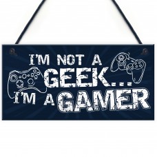 Gamer Novelty Gifts Plaque Gamer Door Sign Bedroom Accessories 