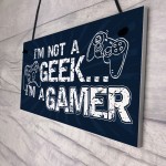 Gamer Novelty Gifts Plaque Gamer Door Sign Bedroom Accessories 