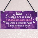 Keepsake Gifts For Nan Nanny Birthday Christmas Plaque Gifts