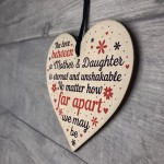 Mother And Daughter Heart Plaque Gifts Wood Keepsake Gift Mum