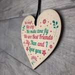 Nan Nanny Card Gifts For Birthday Christmas Wood Heart THANK YOU
