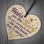 Nan Gift For Christmas Birthday Heart Plaque Keepsake THANK YOU 
