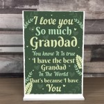 Grandad Grandfather Gifts From Grandchildren Christmas Gift Sign
