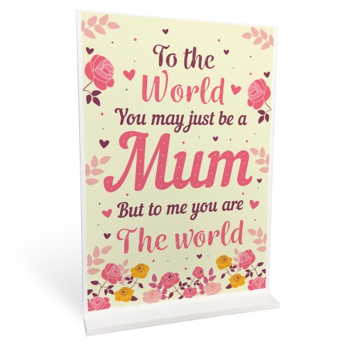 THANK YOU Gift For Mummy Standing Plaque Birthday Christmas Gift