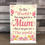 THANK YOU Gift For Mummy Standing Plaque Birthday Christmas Gift