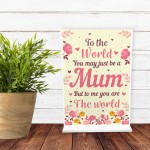 THANK YOU Gift For Mummy Standing Plaque Birthday Christmas Gift