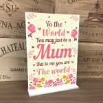 THANK YOU Gift For Mummy Standing Plaque Birthday Christmas Gift