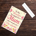 THANK YOU Gift For Mummy Standing Plaque Birthday Christmas Gift