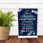 Auntie Friendship Gifts For Christmas Birthday Standing Plaque