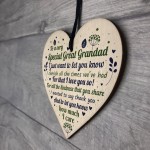 Great Grandad Grandfather Gift For Christmas Birthday Wood Heart