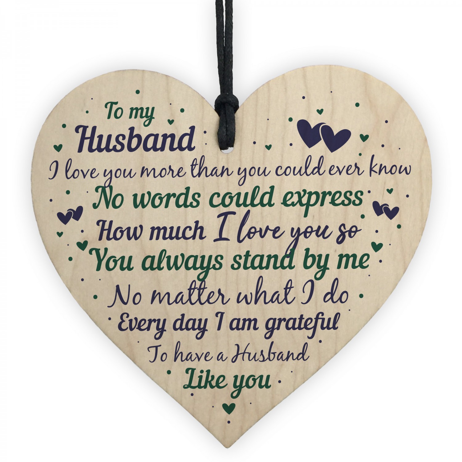 Husband Anniversary Gifts
 Husband Anniversary Gift From Wife Handmade Wooden Heart Poem