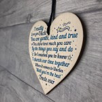 Uncle Christmas Gifts Cards Wooden Heart Uncle Gift For Birthday