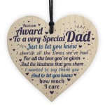 Dad Christmas Presents Wooden Heart Birthday Gifts For Daddy 