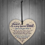 Dad Christmas Presents Wooden Heart Birthday Gifts For Daddy 