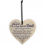 Dad Christmas Presents Wooden Heart Birthday Gifts For Daddy 