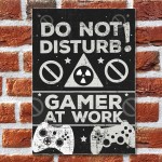 Gaming Bedroom Door Sign Birthday Christmas Gift For Gamer Son