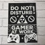 Gaming Bedroom Door Sign Birthday Christmas Gift For Gamer Son