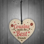 Cousin Heart Plaque Best Friend Friendship Sign Birthday Gifts