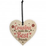 Cousin Heart Plaque Best Friend Friendship Sign Birthday Gifts