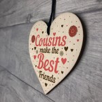 Cousin Heart Plaque Best Friend Friendship Sign Birthday Gifts