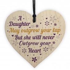 Daughter Gifts From Mum And Dad Wooden Heart Plaque Christmas