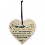Grandma Gifts For Birthday Christmas Grandma Gifts Wood Heart