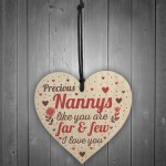 Nanny Gift From Grandchildren Nan Heart Plaque Birthday Keepsake